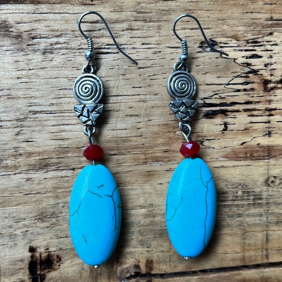 Turquoise Earrings - Picture 1 of 1